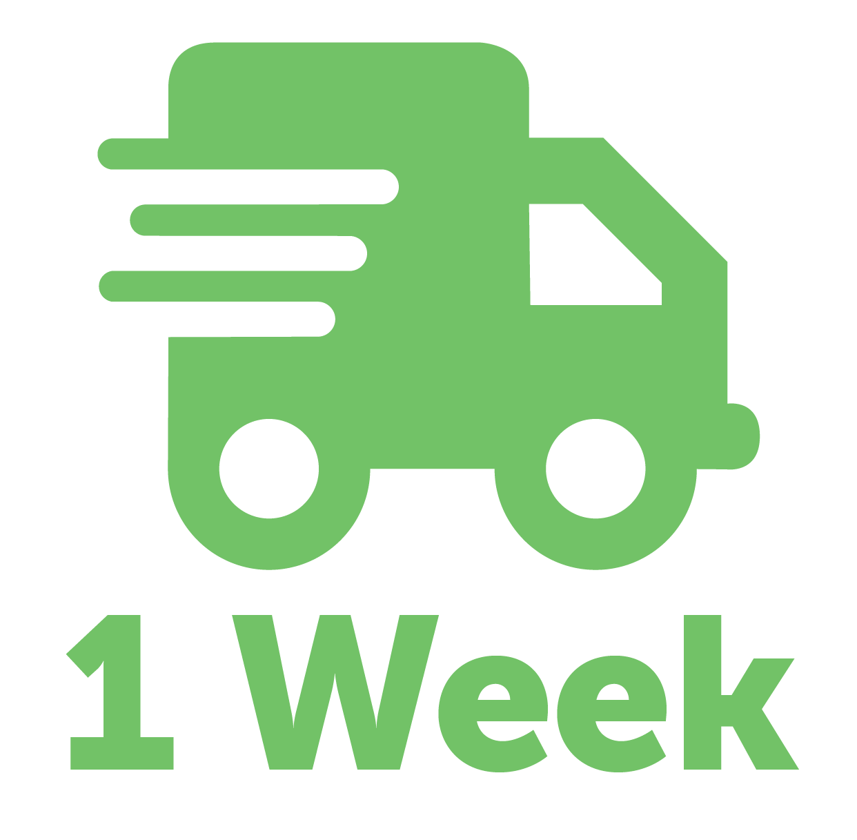 quickship 1 week logo